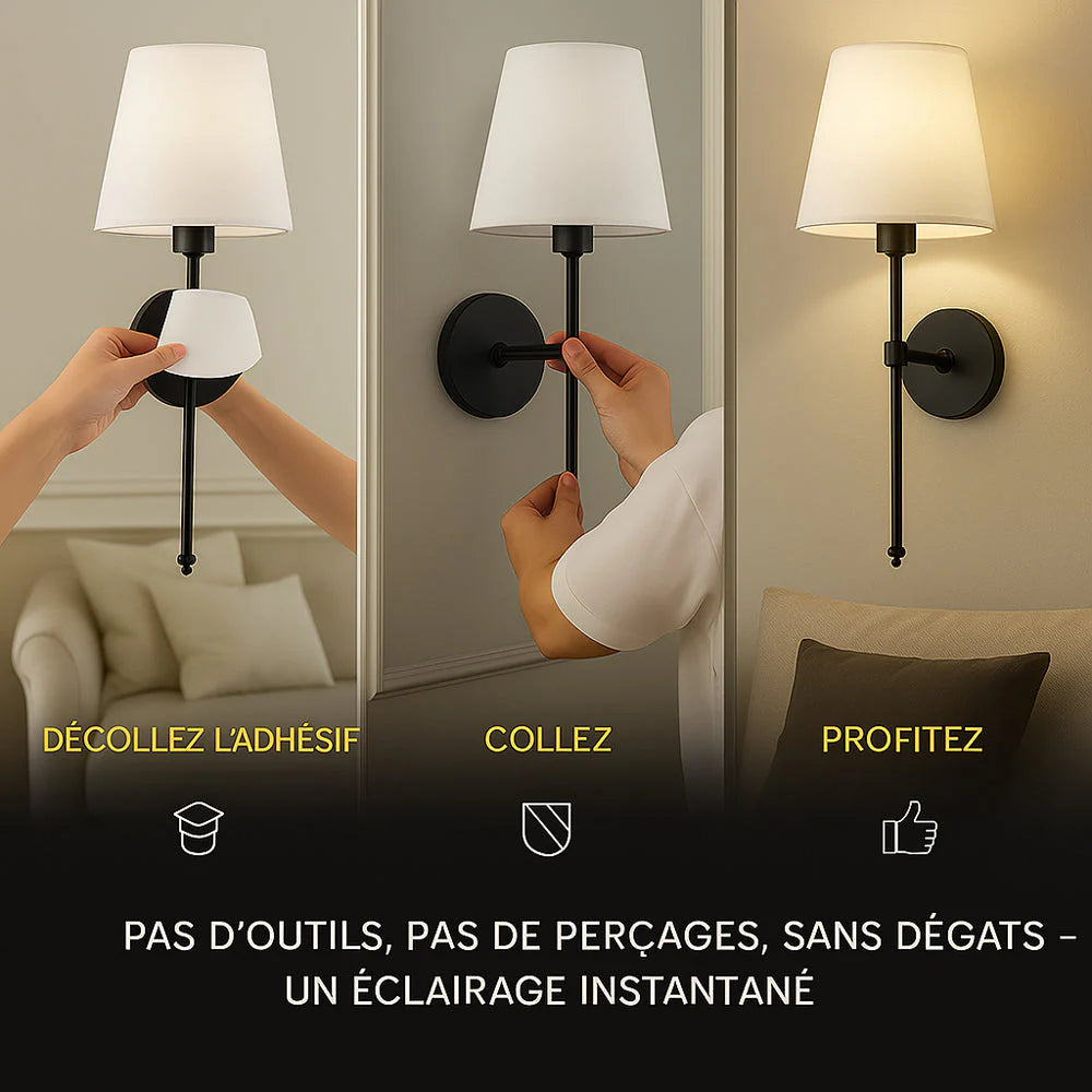 Aurore - Applique murale sans fil (set de 2)